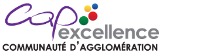 Logo Cap Excellence communauté d’agglomération - partenariat avec EDATER